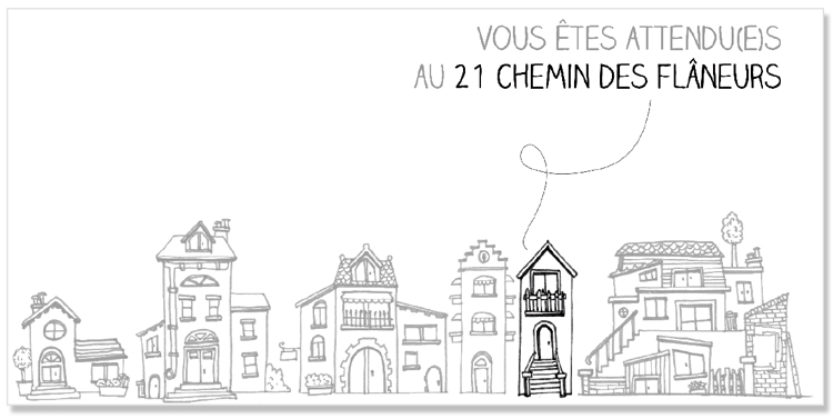 card-cart-invitation-diy-illustration-houses-maisons card-cart-invitation-diy-illustration-houses-maisons