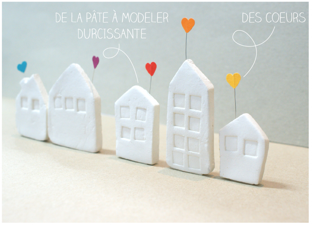 maison pate a modeler clay houses diy