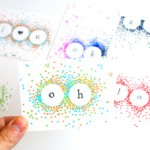 Cartes confettis