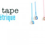 Déco murale : Masking tape géométrique