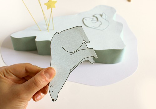 ours-papier-décoration