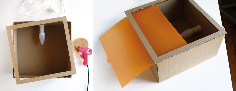 diy lampe carton diy lampe carton