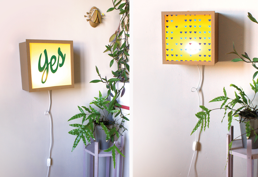 diy lampe carton personnalisable message diy lampe carton personnalisable message