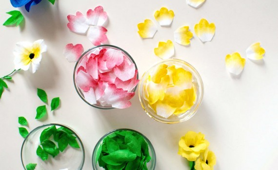 fleurs-papier diy