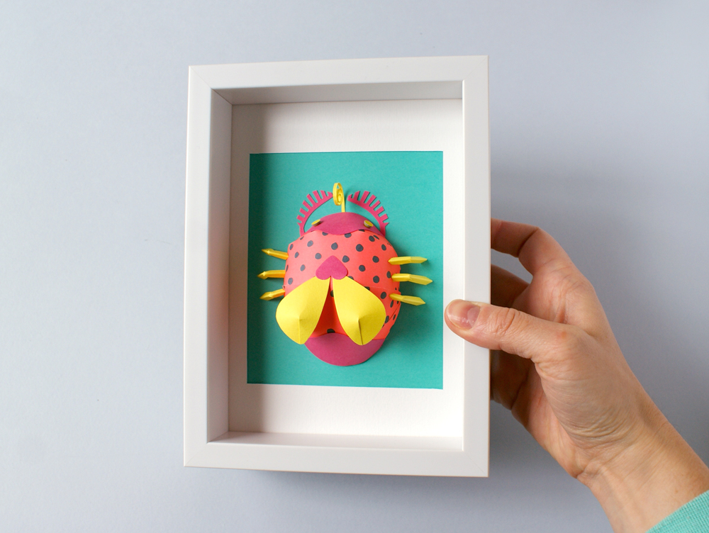 insecte papier paper bug