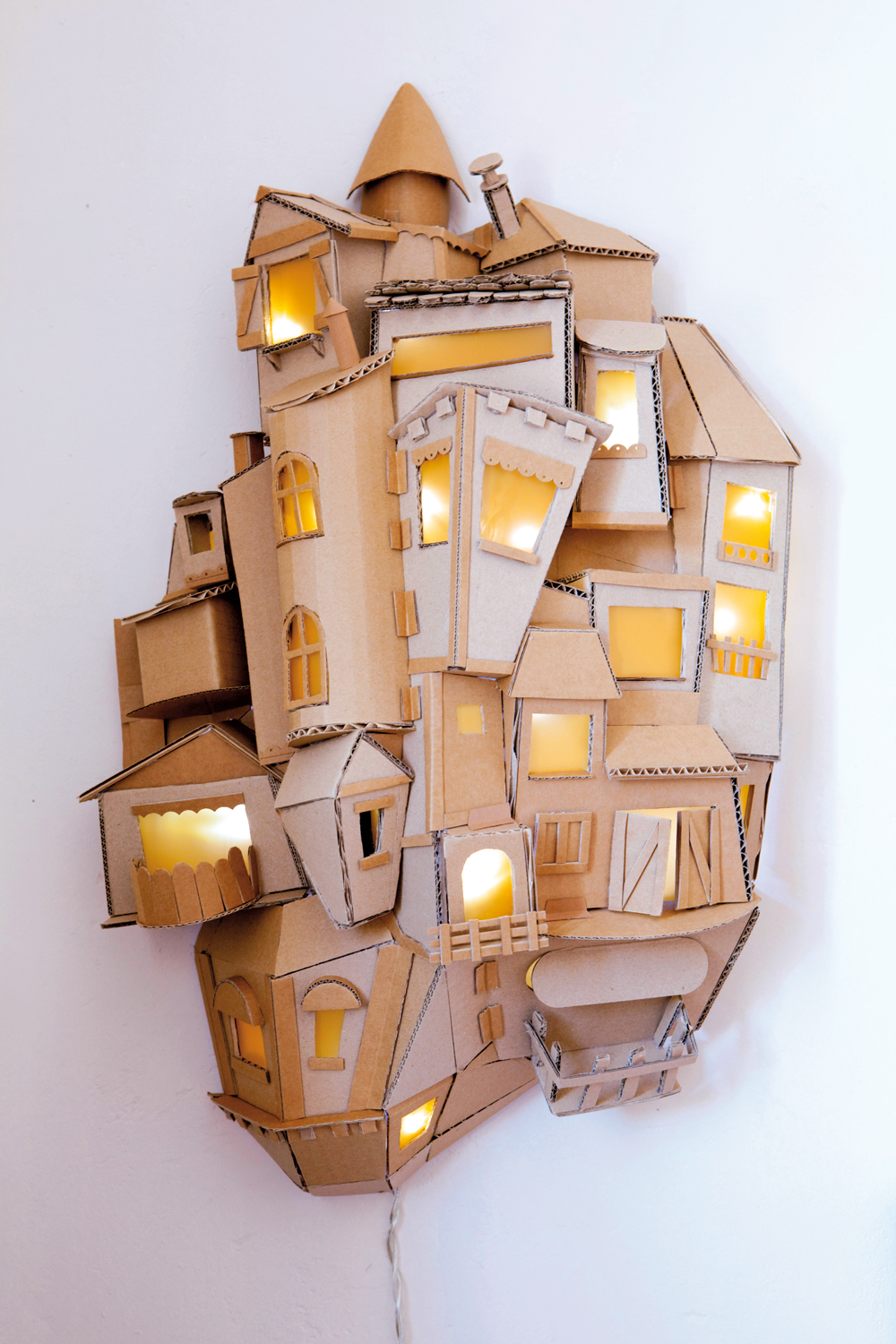 lampe carton luminaire lampe-carton